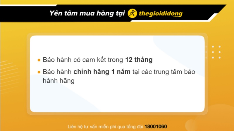 Chính sách bảo hành khi mua mắt kính tại TGDĐ